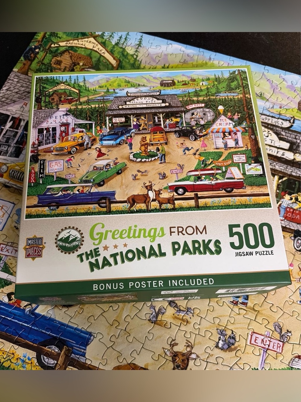 MasterPieces 'Greetings From The National Parks' 500-Piece Puzzle 🎨 Joe Holodook